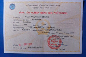 làm bằng cấp 3 giá 2 triệu