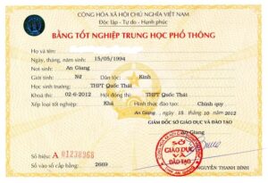 dịch vụ làm bằng cấp 3