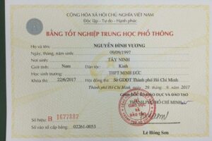 Dịch vụ làm bằng cấp 3 tại Thành phố Hồ Chí Minh